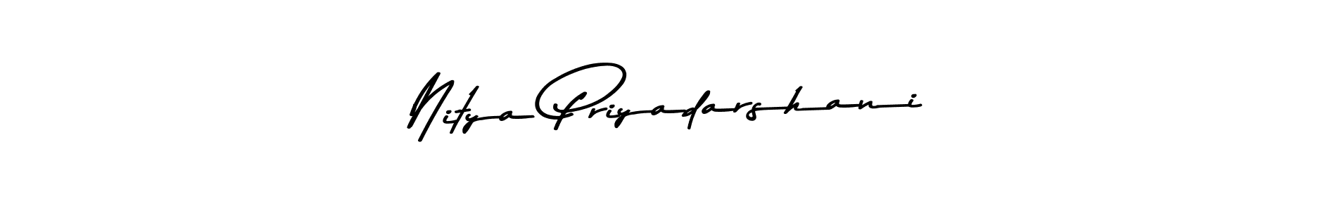 The best way (Asem Kandis PERSONAL USE) to make a short signature is to pick only two or three words in your name. The name Nitya Priyadarshani include a total of six letters. For converting this name. Nitya Priyadarshani signature style 9 images and pictures png