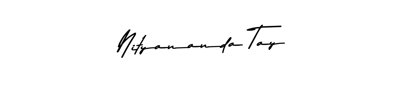 How to make Nityananda Tay signature? Asem Kandis PERSONAL USE is a professional autograph style. Create handwritten signature for Nityananda Tay name. Nityananda Tay signature style 9 images and pictures png