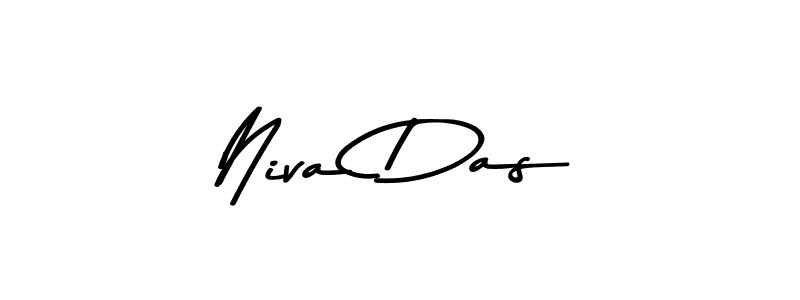 How to make Niva Das name signature. Use Asem Kandis PERSONAL USE style for creating short signs online. This is the latest handwritten sign. Niva Das signature style 9 images and pictures png