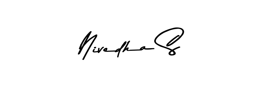 Asem Kandis PERSONAL USE is a professional signature style that is perfect for those who want to add a touch of class to their signature. It is also a great choice for those who want to make their signature more unique. Get Nivedha S name to fancy signature for free. Nivedha S signature style 9 images and pictures png