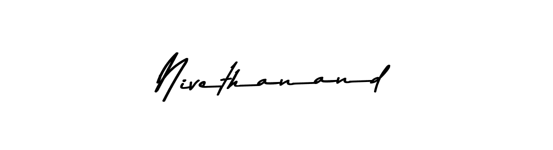 How to make Nivethanand signature? Asem Kandis PERSONAL USE is a professional autograph style. Create handwritten signature for Nivethanand name. Nivethanand signature style 9 images and pictures png