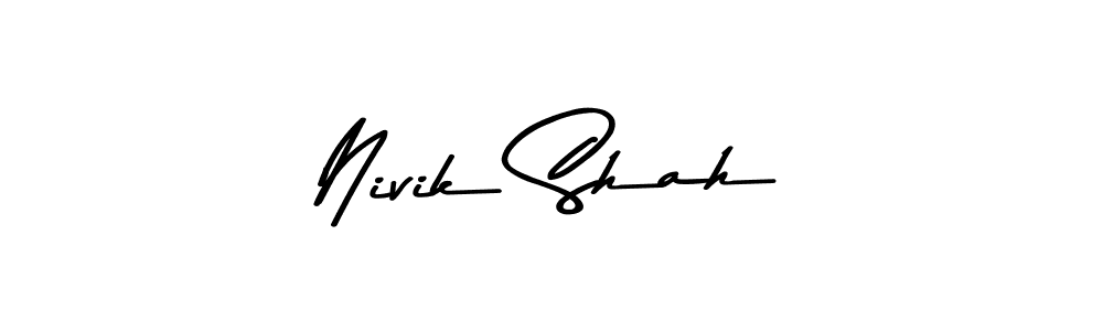 Check out images of Autograph of Nivik Shah name. Actor Nivik Shah Signature Style. Asem Kandis PERSONAL USE is a professional sign style online. Nivik Shah signature style 9 images and pictures png