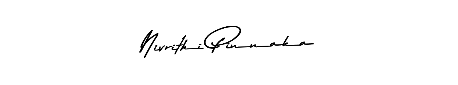 How to make Nivrithi Pinnaka signature? Asem Kandis PERSONAL USE is a professional autograph style. Create handwritten signature for Nivrithi Pinnaka name. Nivrithi Pinnaka signature style 9 images and pictures png