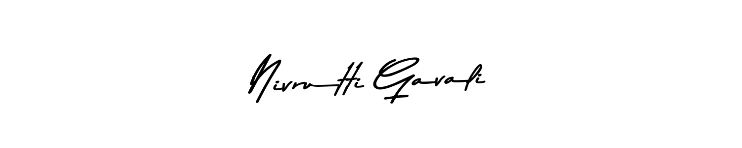 This is the best signature style for the Nivrutti Gavali name. Also you like these signature font (Asem Kandis PERSONAL USE). Mix name signature. Nivrutti Gavali signature style 9 images and pictures png