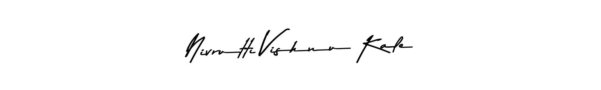 Nivrutti Vishnu Kale stylish signature style. Best Handwritten Sign (Asem Kandis PERSONAL USE) for my name. Handwritten Signature Collection Ideas for my name Nivrutti Vishnu Kale. Nivrutti Vishnu Kale signature style 9 images and pictures png