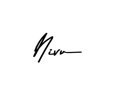 This is the best signature style for the Nivu name. Also you like these signature font (Asem Kandis PERSONAL USE). Mix name signature. Nivu signature style 9 images and pictures png