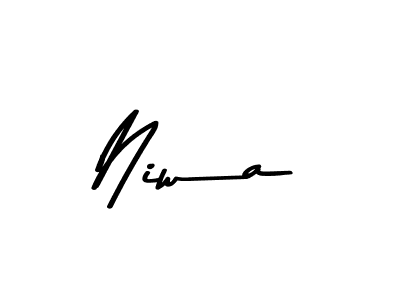 This is the best signature style for the Niwa name. Also you like these signature font (Asem Kandis PERSONAL USE). Mix name signature. Niwa signature style 9 images and pictures png