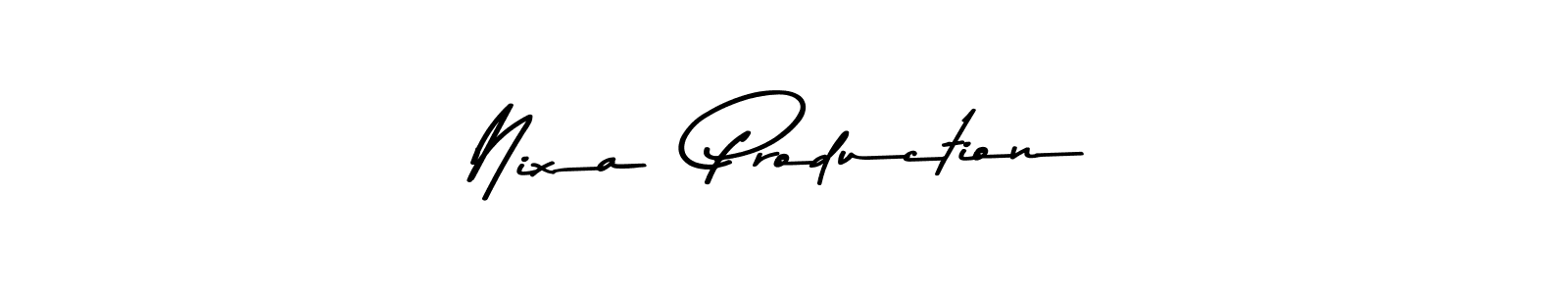 Asem Kandis PERSONAL USE is a professional signature style that is perfect for those who want to add a touch of class to their signature. It is also a great choice for those who want to make their signature more unique. Get Nixa  Production name to fancy signature for free. Nixa  Production signature style 9 images and pictures png