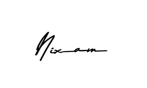 You can use this online signature creator to create a handwritten signature for the name Nixam. This is the best online autograph maker. Nixam signature style 9 images and pictures png