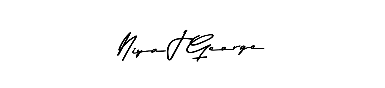 You can use this online signature creator to create a handwritten signature for the name Niya J George. This is the best online autograph maker. Niya J George signature style 9 images and pictures png