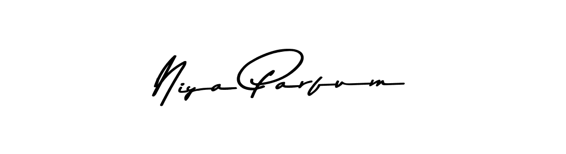 Make a beautiful signature design for name Niya Parfum. Use this online signature maker to create a handwritten signature for free. Niya Parfum signature style 9 images and pictures png