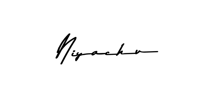 You can use this online signature creator to create a handwritten signature for the name Niyachu. This is the best online autograph maker. Niyachu signature style 9 images and pictures png