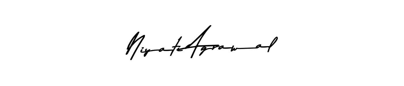 How to make Niyati Agrawal signature? Asem Kandis PERSONAL USE is a professional autograph style. Create handwritten signature for Niyati Agrawal name. Niyati Agrawal signature style 9 images and pictures png