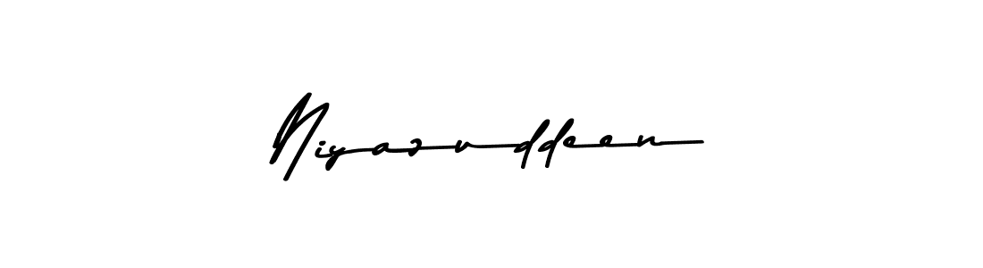 How to make Niyazuddeen signature? Asem Kandis PERSONAL USE is a professional autograph style. Create handwritten signature for Niyazuddeen name. Niyazuddeen signature style 9 images and pictures png