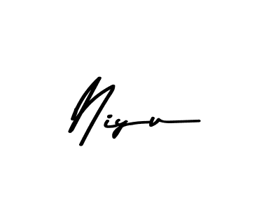 This is the best signature style for the Niyu name. Also you like these signature font (Asem Kandis PERSONAL USE). Mix name signature. Niyu signature style 9 images and pictures png