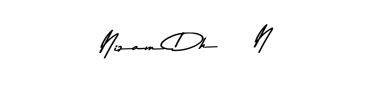 Design your own signature with our free online signature maker. With this signature software, you can create a handwritten (Asem Kandis PERSONAL USE) signature for name Nizam Dh    N. Nizam Dh    N signature style 9 images and pictures png