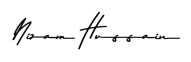 The best way (Asem Kandis PERSONAL USE) to make a short signature is to pick only two or three words in your name. For converting this name Nizam Hussain. Nizam Hussain signature style 9 images and pictures png