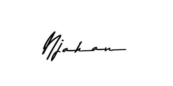 How to make Njahan signature? Asem Kandis PERSONAL USE is a professional autograph style. Create handwritten signature for Njahan name. Njahan signature style 9 images and pictures png
