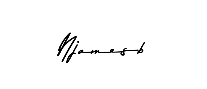 How to Draw Njamesb signature style? Asem Kandis PERSONAL USE is a latest design signature styles for name Njamesb. Njamesb signature style 9 images and pictures png