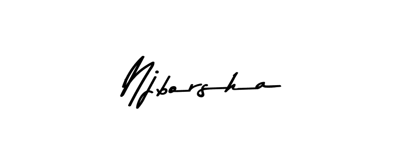 Also we have Njborsha name is the best signature style. Create professional handwritten signature collection using Asem Kandis PERSONAL USE autograph style. Njborsha signature style 9 images and pictures png