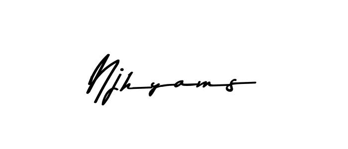 Similarly Asem Kandis PERSONAL USE is the best handwritten signature design. Signature creator online .You can use it as an online autograph creator for name Njhyams. Njhyams signature style 9 images and pictures png