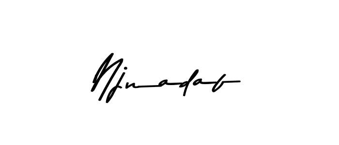 Njnadaf stylish signature style. Best Handwritten Sign (Asem Kandis PERSONAL USE) for my name. Handwritten Signature Collection Ideas for my name Njnadaf. Njnadaf signature style 9 images and pictures png