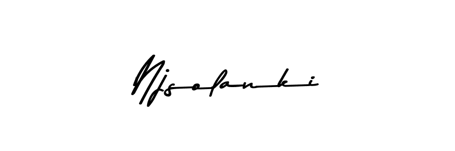 How to Draw Njsolanki signature style? Asem Kandis PERSONAL USE is a latest design signature styles for name Njsolanki. Njsolanki signature style 9 images and pictures png