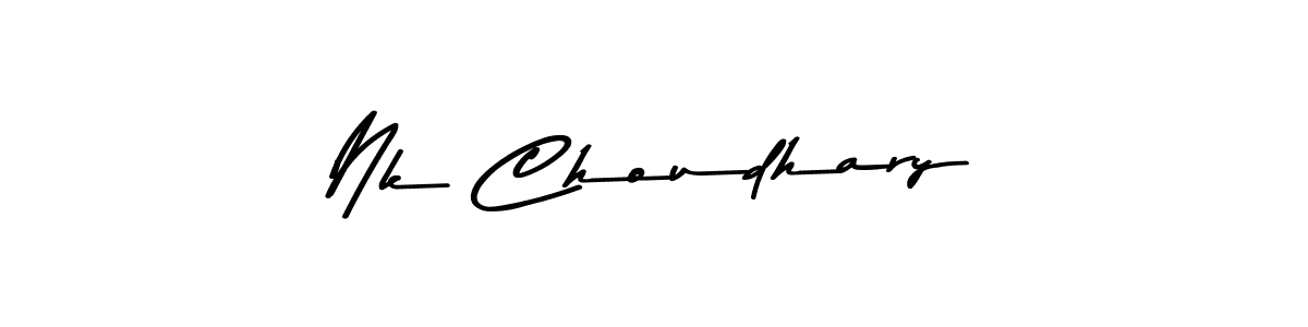 Asem Kandis PERSONAL USE is a professional signature style that is perfect for those who want to add a touch of class to their signature. It is also a great choice for those who want to make their signature more unique. Get Nk Choudhary name to fancy signature for free. Nk Choudhary signature style 9 images and pictures png