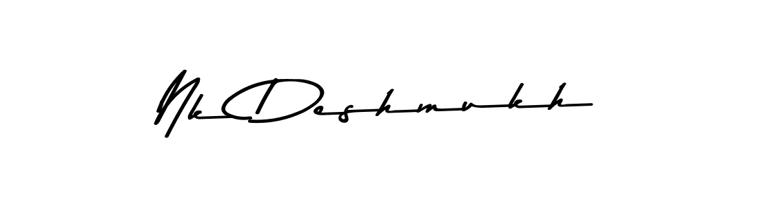 Also we have Nk Deshmukh name is the best signature style. Create professional handwritten signature collection using Asem Kandis PERSONAL USE autograph style. Nk Deshmukh signature style 9 images and pictures png