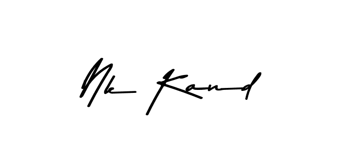 This is the best signature style for the Nk Kand name. Also you like these signature font (Asem Kandis PERSONAL USE). Mix name signature. Nk Kand signature style 9 images and pictures png