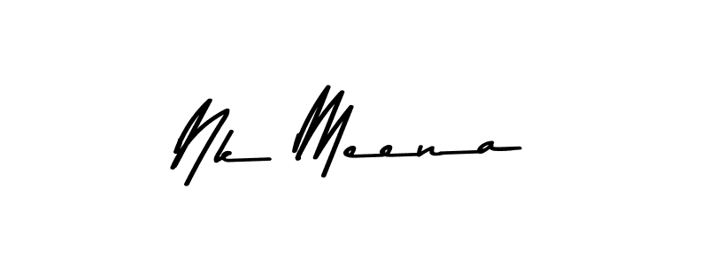 Here are the top 10 professional signature styles for the name Nk Meena. These are the best autograph styles you can use for your name. Nk Meena signature style 9 images and pictures png