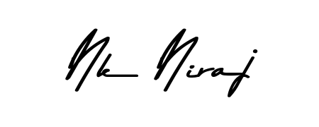 Style your name Nk Niraj with confidence using Asem Kandis PERSONAL USE signature design. Simple, elegant, and ready for immediate document use. Nk Niraj signature style 9 images and pictures png