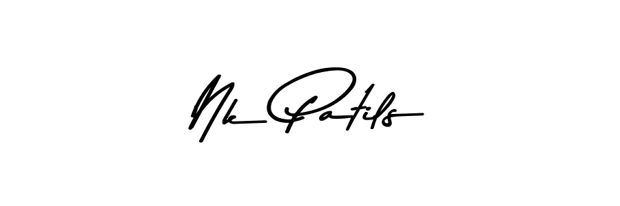 You should practise on your own different ways (Asem Kandis PERSONAL USE) to write your name (Nk Patils) in signature. don't let someone else do it for you. Nk Patils signature style 9 images and pictures png
