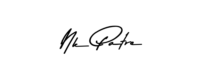 How to make Nk Patre signature? Asem Kandis PERSONAL USE is a professional autograph style. Create handwritten signature for Nk Patre name. Nk Patre signature style 9 images and pictures png