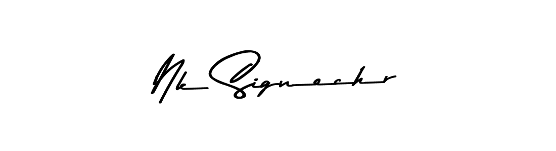 The best way (Asem Kandis PERSONAL USE) to make a short signature is to pick only two or three words in your name. The name Nk Signechr include a total of six letters. For converting this name. Nk Signechr signature style 9 images and pictures png