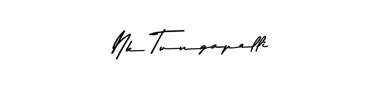 Design your own signature with our free online signature maker. With this signature software, you can create a handwritten (Asem Kandis PERSONAL USE) signature for name Nk Tungapelli. Nk Tungapelli signature style 9 images and pictures png