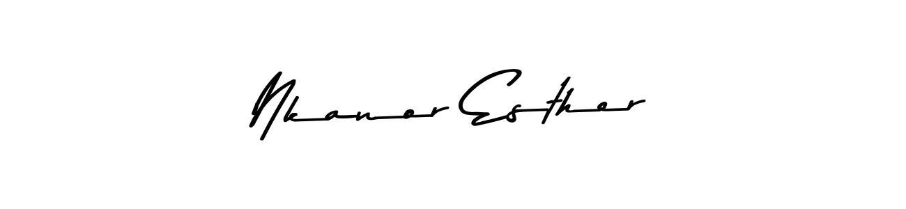 You can use this online signature creator to create a handwritten signature for the name Nkanor Esther. This is the best online autograph maker. Nkanor Esther signature style 9 images and pictures png