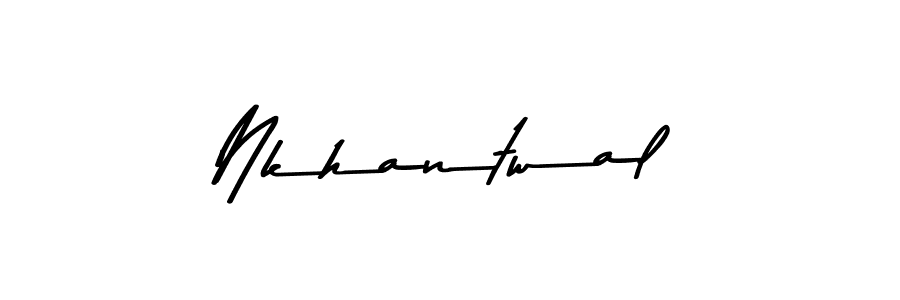 Make a beautiful signature design for name Nkhantwal. Use this online signature maker to create a handwritten signature for free. Nkhantwal signature style 9 images and pictures png