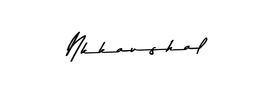 Design your own signature with our free online signature maker. With this signature software, you can create a handwritten (Asem Kandis PERSONAL USE) signature for name Nkkaushal. Nkkaushal signature style 9 images and pictures png
