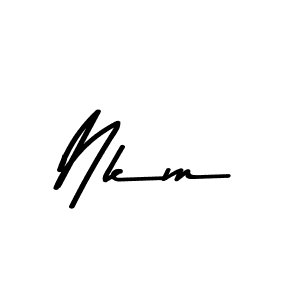 Also You can easily find your signature by using the search form. We will create Nkm name handwritten signature images for you free of cost using Asem Kandis PERSONAL USE sign style. Nkm signature style 9 images and pictures png