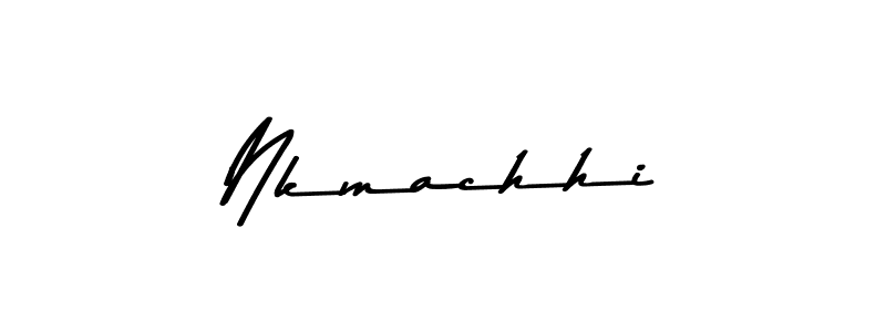 Use a signature maker to create a handwritten signature online. With this signature software, you can design (Asem Kandis PERSONAL USE) your own signature for name Nkmachhi. Nkmachhi signature style 9 images and pictures png