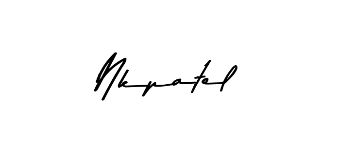 How to Draw Nkpatel signature style? Asem Kandis PERSONAL USE is a latest design signature styles for name Nkpatel. Nkpatel signature style 9 images and pictures png