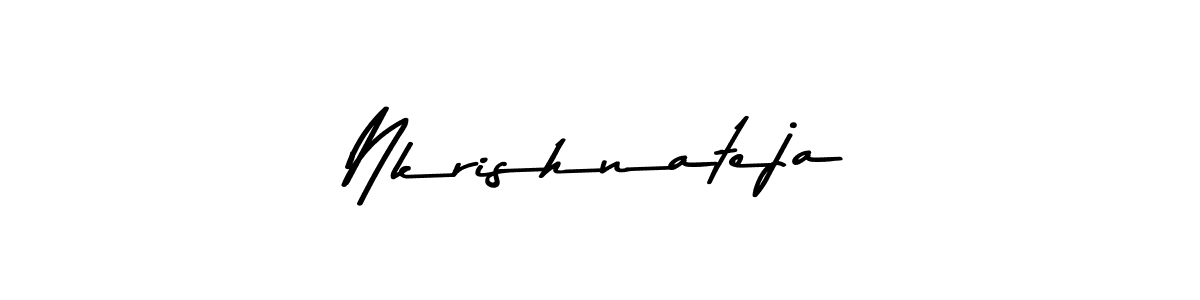 Make a beautiful signature design for name Nkrishnateja. Use this online signature maker to create a handwritten signature for free. Nkrishnateja signature style 9 images and pictures png