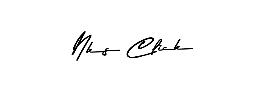 It looks lik you need a new signature style for name Nks Click. Design unique handwritten (Asem Kandis PERSONAL USE) signature with our free signature maker in just a few clicks. Nks Click signature style 9 images and pictures png
