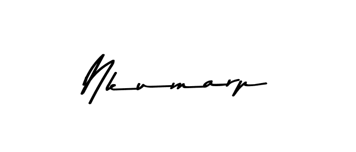 Make a beautiful signature design for name Nkumarp. With this signature (Asem Kandis PERSONAL USE) style, you can create a handwritten signature for free. Nkumarp signature style 9 images and pictures png