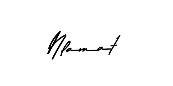 Also we have Nlamat name is the best signature style. Create professional handwritten signature collection using Asem Kandis PERSONAL USE autograph style. Nlamat signature style 9 images and pictures png