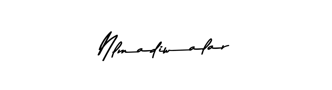 How to make Nlmadiwalar signature? Asem Kandis PERSONAL USE is a professional autograph style. Create handwritten signature for Nlmadiwalar name. Nlmadiwalar signature style 9 images and pictures png