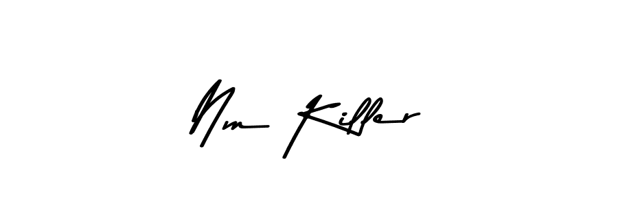 How to make Nm Killer name signature. Use Asem Kandis PERSONAL USE style for creating short signs online. This is the latest handwritten sign. Nm Killer signature style 9 images and pictures png