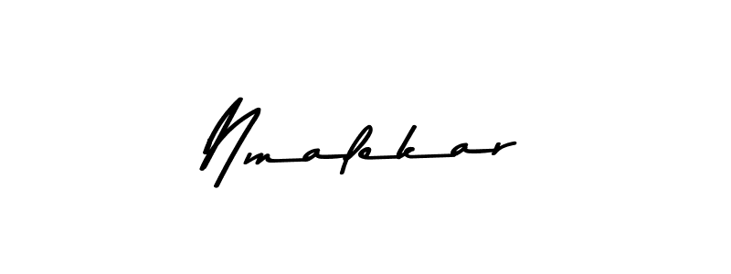 Design your own signature with our free online signature maker. With this signature software, you can create a handwritten (Asem Kandis PERSONAL USE) signature for name Nmalekar. Nmalekar signature style 9 images and pictures png