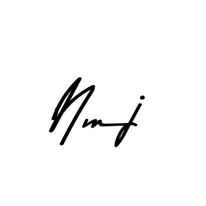 Make a beautiful signature design for name Nmj. Use this online signature maker to create a handwritten signature for free. Nmj signature style 9 images and pictures png